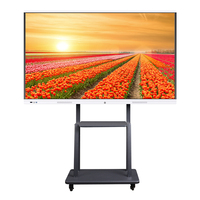 Chaoweier — écran plat interactif LCD 4K pour l'éducation et la conférence, écran multi-tactile, 55, 65, 75, 86 pouces, tout-en-un