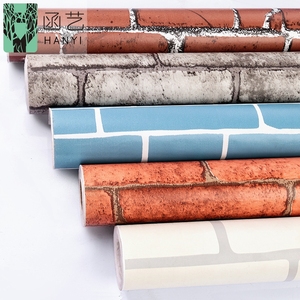2023 vente en gros usine brique pierre peler et coller <span class=keywords><strong>papier</strong></span> <span class=keywords><strong>peint</strong></span> jardin maison décoration autocollants affiche murale - Product Image 2
