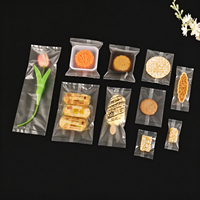 Sachets en plastique semi-transparents mats thermoscellables en stock, sacs d'emballage pour gâteaux de haricots mungo, bâtonnets glacés, biscuits