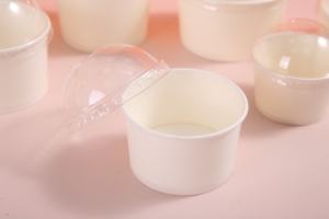 Tùy chỉnh 16oz 32oz phân hủy sinh học thức ăn nhanh giấy Bát Kraft súp salad bát với PP nắp cho mì Takeaway súp container - Product Image 6