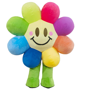 Disfraz Inflable Personalizado <span class=keywords><strong>de</strong></span> Flor para Fiesta <span class=keywords><strong>de</strong></span> <span class=keywords><strong>Halloween</strong></span>, Disfraz <span class=keywords><strong>de</strong></span> Mascota <span class=keywords><strong>de</strong></span> Girasol Personalizado, MOQ 1 Pieza - Product Image 1