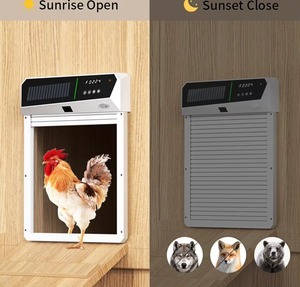 Puerta Automática <span class=keywords><strong>para</strong></span> Gallinero con Sensor Infrarrojo Solar y Protección Antipinzamiento, Cerradura Enrollable con Carga Solar y Control por Aplicación - Product Image 4