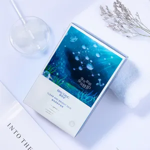 Feuille de masque facial halal hydratant au collagène de beauté crème cristal le visage hydrogel pour la marque privée coréenne corée