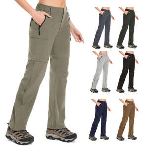 Waterproof Breathable Lightweight Outdoor Cargo Pants with Pockets <strong>Zip</strong> <strong>Off</strong> Legs Travel Safari <strong>Trousers</strong> Wholesale - Product Image 1