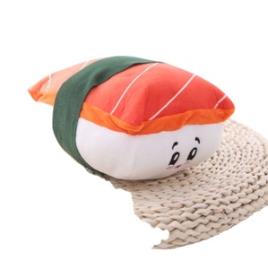 Coussin de voyage chauffe-mains en peluche Kawaii, design dessin animé boule de riz japonaise, simulation de nourriture, jouet en peluche animal - Product Image 1