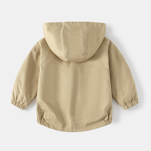 Casacos de Primavera e Outono para Meninos Jaquetas para Crianças Casaco com Capuz para Bebês com Bolso Roupas Externas com Zíper para Crianças de 2 a 6 Anos - Product Image 2