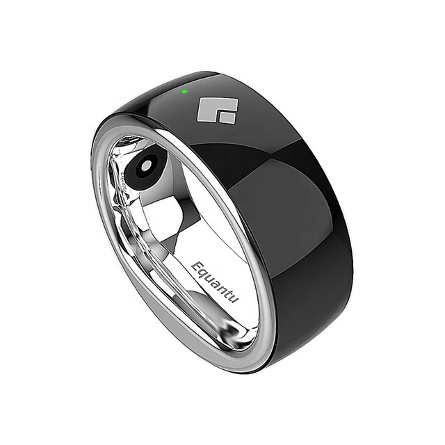 QB708 Muslim Zikr Smart Counter Ring Stainless Steel Rechargeable Tasbih Ring Counter BT Islamic Prayer Finger Ring
