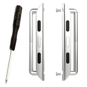 Adattatore connettore per cinturino apple <span class=keywords><strong>watch</strong></span> 44mm 40mm <span class=keywords><strong>42mm</strong></span> 38mm iWatch 5 <span class=keywords><strong>4</strong></span> 3 2 strumento adattatore in metallo in acciaio inossidabile accessori per orologi - Product Image 4