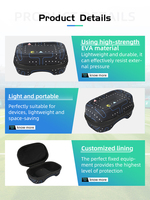 Étui de transport rigide de luxe en EVA pour casque de réalité virtuelle avec fermeture éclair, boîte de rangement protectrice