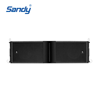 Système de sonorisation actif Sandy Speaker Dual 12 pouces 3 voies, haut-parleurs pleine gamme, sonorisation professionnelle pour scène, enceintes Line Array