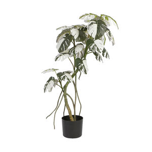 <span class=keywords><strong>Plante</strong></span> artificielle <span class=keywords><strong>Albo</strong></span> Monstera 100cm fausse <span class=keywords><strong>plante</strong></span> d'intérieur en pot pour la décoration de bureau moderne à la maison - Product Image 1
