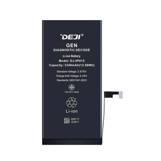DEJI Professional Smartphone Genuine Battery Direct Supply Long Life Replacement Phone Battery for iphone 15