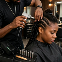 Machine automatique 220V pour la fabrication de tresses, extensions capillaires, dreadlocks et boucles, avec roulement en acier industriel