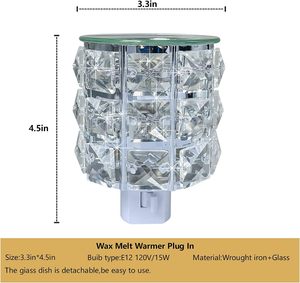 Fragrance Warmer Candle <strong>Wax</strong> <strong>Melt</strong> Warmer Electric <strong>Wax</strong> Melter <strong>Wax</strong> <strong>Melt</strong> <strong>burner</strong> <strong>Plug</strong> <strong>in</strong> <strong>Wax</strong> Warmer Pluggable Fragrance Warmer - Product Image 6
