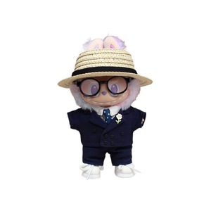 Universal Labubu Doll Clothes <b>Navy</b> Blue Suit Set With <b>Hat</b> For Generations 1 And 3 Kids Age 8 13 Years Unisex - Product Image 5