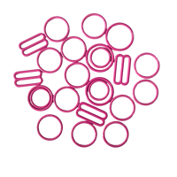 Precio de fábrica al por mayor: Anillos de metal ecológicos personalizados para sujetadores, deslizadores, ganchos para bikini, cierres, anillas de elevación, anillas en O, lo último en moda.