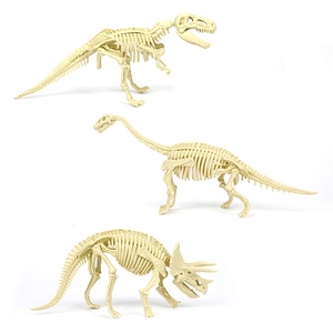 Modellini di Dinosauri in Resina Fai-da-Te per l'Apprendimento dell'Archeologia, Giocattoli Educativi di Animali Selvatici per Bambini - Product Image 2