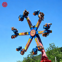 Manèges à sensations fortes de parc d'attractions en plein air de nouvelle conception, manèges Happy Hot Wheel à vendre
