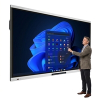 Pizarra Interactiva Inteligente Todo en Uno con Pantalla Táctil Plana LED 4K UHD de 86 Pulgadas para Aula