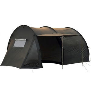 Carpa de Camping Impermeable de Poliéster de Doble Capa con Refuerzo Diagonal para 3-4/4-5 Personas, Una Habitación y Sala de Estar, para las Cuatro Estaciones, Montaje Rápido 100703 - Product Image 4