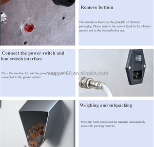 Trọng lượng chính xác + 2/-2g 10-500g bột đóng gói phụ hạt cân điền máy tự động cân và đóng gói - Product Image 4