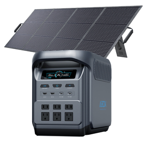 Centrale Elettrica Espandibile ABOK con Pannello Solare 1800W LiFePO4 Fino a 4096Wh, Generatore Solare Portatile per Backup Domestico e Off-Grid - Product Image 1