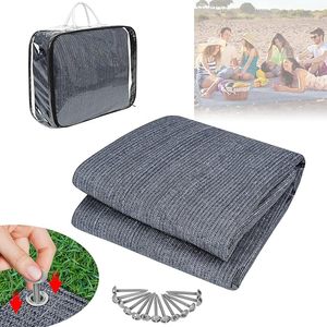 Vente en gros 240gsm HDPE gris bleu <span class=keywords><strong>caravane</strong></span> <span class=keywords><strong>auvent</strong></span> <span class=keywords><strong>de</strong></span> sol camping <span class=keywords><strong>tapis</strong></span> <span class=keywords><strong>de</strong></span> sol <span class=keywords><strong>tapis</strong></span> <span class=keywords><strong>de</strong></span> tente avec œillets métalliques pour le camping en plein air - Product Image 5