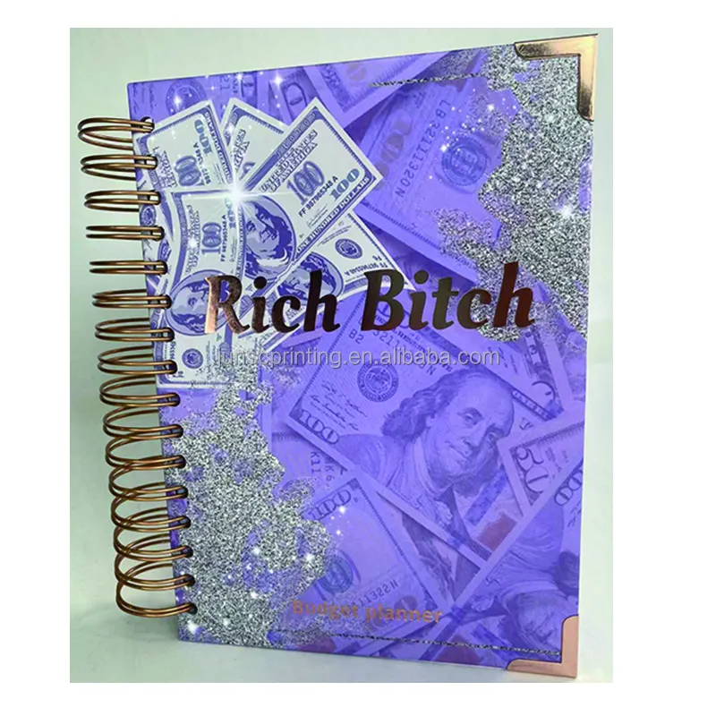 Custom Bijbel 365day Budgetten Geld Business Zuivel Plan A6 Budget Bindmiddel Financiële Planner Journal Notebook Vrouwen Boss Zwarte Meisjes