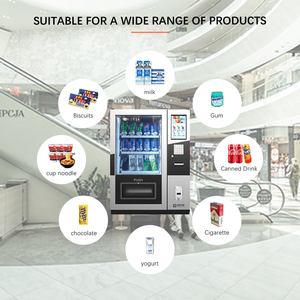 Máquina Expendedora Pequeña JSK para Alimentos y Bebidas, Bebidas Energéticas y Zumo de Naranja Fresco con Lector de Tarjetas - Product Image 3