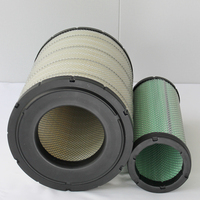 Cartouche filtrante pour polymère en phase molle, pièces de moteur d'excavatrice, filtre à air, élément filtrant plissé en acier inoxydable sur mesure pour huile hydraulique