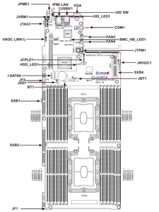 เมนบอร์ดเซิร์ฟเวอร์คู่ที่มีกรรมสิทธิ์ MBD-X11DPT-B มี LGA-3647ซ็อกเก็ตคู่ (ซ็อกเก็ต) C621อินเทล DDR4รองรับการจัดส่งที่รวดเร็วใหม่ Goo - Product Image 4