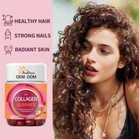 Complément alimentaire beauté multivitaminé pour la peau, les cheveux et les ongles, emballage personnalisé, 60 gommes