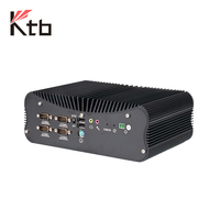 PC industriel embarqué KTB 526 6USB DDR4 6 RS232 double écran MSATA M.2 NVME Storage Mini ordinateur industriel pour IOT