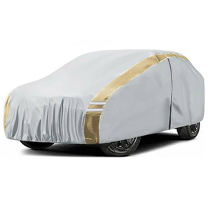 Housse de voiture universelle imperméable, protection contre le soleil, la <span class=keywords><strong>pluie</strong></span>, la neige et la poussière, housse complète pour véhicule - Product Image 1