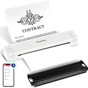 Impresora de papel portátil Phomemo P831 Bluetooth A4 Impresora de transferencia térmica inalámbrica sin tinta 300 DPI A5 Carta