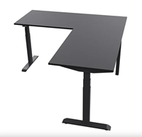Cadre de bureau de poste de travail électrique réglable 4-6 places Table assis-debout réglable en hauteur pour le bureau ou la maison