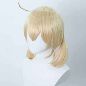 วิกผมคอสเพลย์ Klee แบบหางคู่ สีเหลือง ทนความร้อนสูง ปัดข้าง มีหน้าม้า แบรนด์ดังในประเทศเหอหนาน รุ่น DM507 25 - Product Image 4