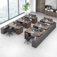Nouveau bureau de conception personnalisée moderne poste de travail pour personnel unique table d'ordinateur bureaux de poste de travail établi pour employés