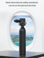 Vanne de sécurité pour bouteille d'oxygène de plongée professionnelle 0,5 L, construction en aluminium, design portable pour haute pression – Ventes directes usine