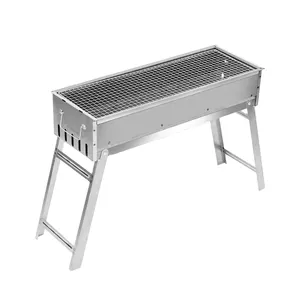 เตาย่างสแตนเลสสำหรับกลางแจ้งและใช้ในบ้านแบบพกพาย่างถ่านย่าง - Product Image 1