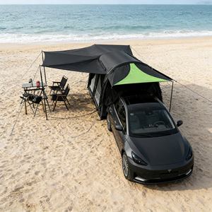 Tente de hayon ventilée avec fenêtres en maille et parois offrant une intimité totale pour des nuits confortables et sans insectes - Product Image 2