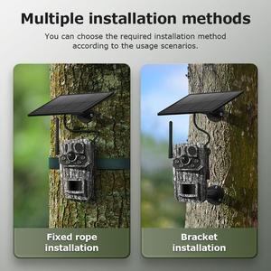 <span class=keywords><strong>Caméra</strong></span> IP de surveillance solaire sans fil 3MP camouflage UBOX, <span class=keywords><strong>caméra</strong></span> de sécurité extérieure IP66, carte SIM 4G, <span class=keywords><strong>caméra</strong></span> de chasse solaire CCTV - Product Image 5