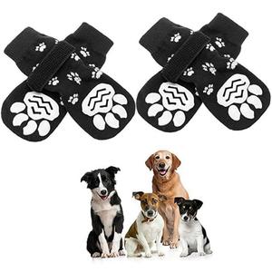 Zapato pequeño de alta calidad para zapatos de diseñador, almohadillas adhesivas para mascotas, Protector de pata, botines <span class=keywords><strong>Crocs</strong></span> para perros, <span class=keywords><strong>calcetines</strong></span> de agarre para perros con estampado de mascotas - Product Image 2
