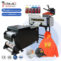 Imprimante DTF à tête d'impression 3200 personnalisée d'usine, avec agitateur de poudre à circulation, machine d'impression de T-shirts par transfert thermique 42 cm, garantie 1 an