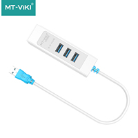 Adaptor Multi Splitter Tipe C ke USB 4 Port Multi Fungsi, Hub USB 3.0, Splitter Tipe-C untuk Macbook Pro, PC, Komputer