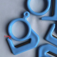 Coupe-ruban industriel pratique et personnalisé avec anneau de sécurité en plastique, ouverture large de 0,5 mm