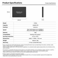 MOQ Rendah Kecepatan Tinggi Penyimpanan Gaming Baru Grosir SATA III 6Gbps SSD Internal 128GB-1TB 500MB/s Kecepatan Baca Garansi 2 Tahun