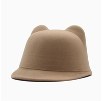Chapeau en feutre à bord roulé Fleur Delacour, Académie de Beaux-Batons, Sorcière, Magicien, Elfe, Tulipe Magique pour Enfants et Adultes