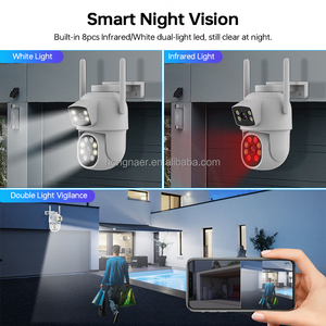Hongnaer 4MP 2/4/6/8 kênh 2 ống kính nhà trong nhà ngoài trời NVR an ninh CCTV Hệ thống camera eseecloud wifi không dây surveil hệ thống - Product Image 5