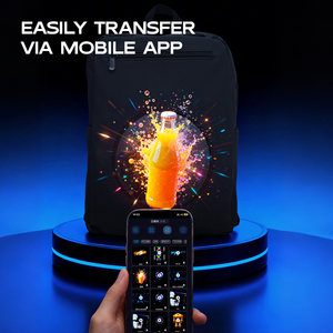 Écran publicitaire mobile holographique <span class=keywords><strong>3D</strong></span>, affichage LED, sac à dos capable d'afficher des images et des vidéos publicitaires - Product Image 3